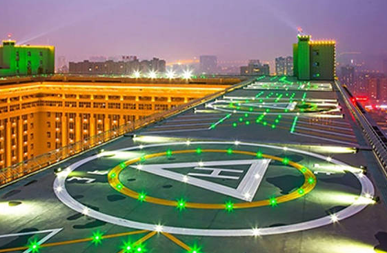 常見救援直升機停機坪燈光系統